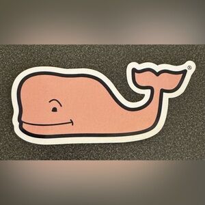 Vineyard Vines Coral Whale Decal